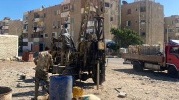 بدء أعمال الجسات لإنشاء محطة رفع الصرف الصحي بمنطقة أبو نواس بالغردقة بدء أعمال الجسات لإنشاء محطة رفع الصرف الصحي بمنطقة أبو نواس بالغردقة