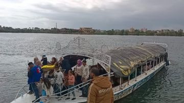 رغم الطقس السيئ .. إقبال على الحدائق والرحلات النيلية بكفر الشيخ صور