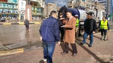 محافظ القليوبية يتابع من غرفة الأزمات أعمال شفط مياه الأمطار