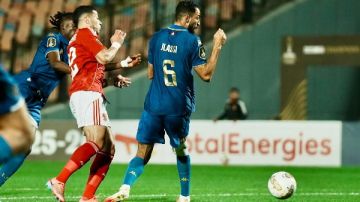 مروان عثمان يدرك هدف تعادل الأهلي في شباك الترجي