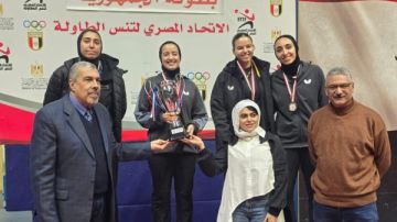 هند فتحي تحقق لقب بطولة الجمهورية لتنس الطاولة للسيدات