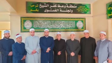 انطلاق القوافل الدعوية للأزهر الشريف بكفر الشيخ صور