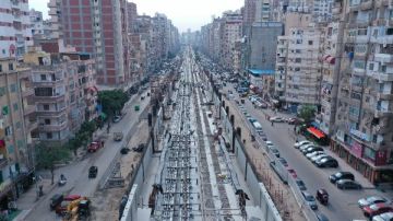 وزارة النقل: تصوير جوي يكشف تقدم تنفيذ المرحلة الأولى من مترو الإسكندرية شاهد