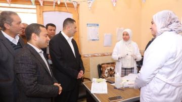 محافظ دمياط يتفقد مستشفى ميت أبو غالب المركزى
