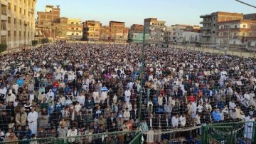 نحو 550 ألف مصل يؤدون صلاة العيد بالهيئات الشبابيه بالإسكندرية