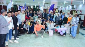 فرحة رمضانية تجمع النعماني وأبناءه من ذوي الهمم في إفطار جماعي تنظمه جامعة سوهاج