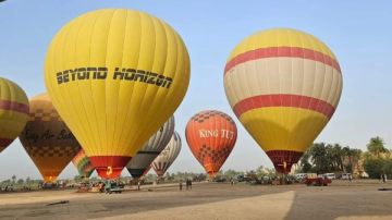 إلغاء رحلات البالون الطائر في الأقصر بسبب سوء الأحوال الجوية وتحذيرات الأرصاد