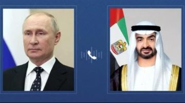 بوتين وبن زايد يؤكدان أهمية إنهاء العمليات القتالية بالشرق الأوسط بوتين وبن زايد يؤكدان أهمية إنهاء العمليات القتالية بالشرق الأوسط