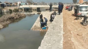 شاهد ..غرق طالبين أثناء الاستحمام في ترعة القاصد بمركز طنطا