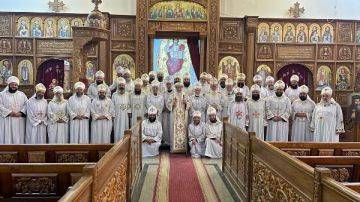 مجمع كهنة إيبارشية شرق المنيا يعقد اجتماعه الدوري ويحتفل بذكرى تجليس الأنبا فام