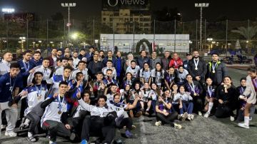 ختام منافسات الدورة الرمضانية للكرة الخماسية والبادل للجامعات والمعاهد