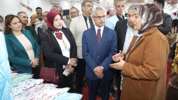 محافظ بني سويف يشهد اللقاء الختامي لفعاليات مشروع مشاركة لتعزيز النمو المستدام