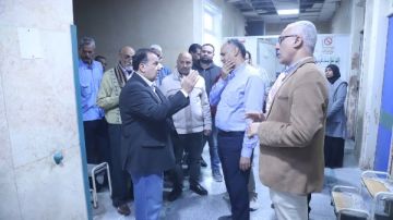 رئيس جامعة قنا يتفقد أعمال تطوير وحدة الغسيل الكلوي بمستشفى الحرم الجامعى رئيس جامعة قنا يتفقد أعمال تطوير وحدة الغسيل الكلوي بمستشفى الحرم الجامعى