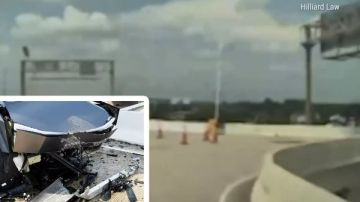 بالقفز من فوق جسر.. سيارة تسلا تعرض أما وطفلها للموت