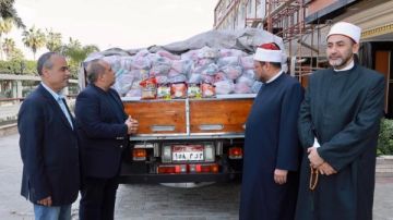 سلع غذائية توزيع 5000 شنطة على الأسر الأولى بالرعاية بكفر الشيخ.. صور سلع غذائية توزيع 5000 شنطة على الأسر الأولى بالرعاية بكفر الشيخ.. صور