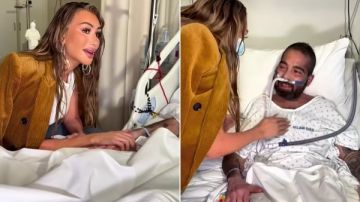 لفتة إنسانية.. مايا دياب تزور معجبا لها بالمستشفى