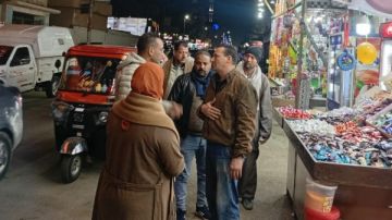 إزالات فورية لإشغالات ثابتة ومتحركة خلال حملات انضباطية في المنوفية