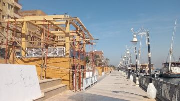 اقتراب انتهاء المرحلة الأولى من كورنيش إسنا الجديد بالأقصر.. صور