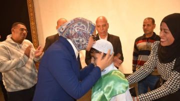 ليلة روحانية في الخارجة .. محافظ الوادي الجديد تحتفل بحفظة القرآن في ليلة القدر