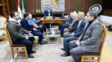 محافظ المنوفية يبحث إنشاء توسعات بمستشفى بركة السبع المركزي