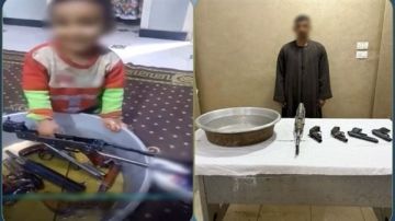 ضبط عامل صور نجله بأسلحة غير مرخصة لتحقيق مشاهدات على السوشيال ميديا