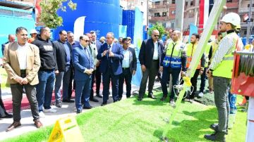 محافظ الغربية يشهد تجربة محاكاة للتعامل مع الأزمات بمحطة مياه شبرا ملكان