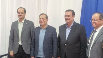 وزير البترول السابق يدلي بصوته في انتخابات نقابة المهندسين