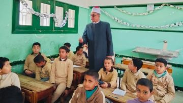 رئيس منطقة كفر الشيخ الأزهرية يتفقد معاهد بيلا صور