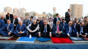 محافظ المنيا خلال صلاة العيد: تكثيف التواجد الأمني والخدمي لراحة وسلامة المواطنين