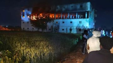 انفجرت الأنبوبة..السيطرة على حريق بسلامون ووقوع مصايين وبتر أطراف عدد منهم