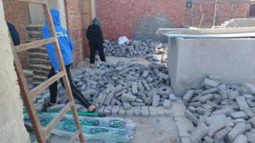 حي شمال الغردقة ايقاف أعمال بناء مخالفة بعقار في منطقة امتداد الأحياء