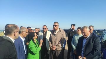 على مساحة 200 فدان .. محافظ جنوب سيناء يتفقد الغابة الشجرية بدهب على مساحة 200 فدان .. محافظ جنوب سيناء يتفقد الغابة الشجرية بدهب