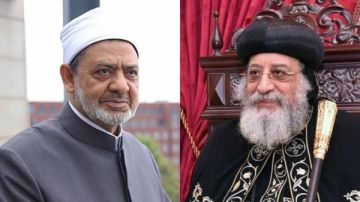 البابا تواضروس يهنئ الإمام الأكبر بعيد الفطر المبارك ويطمئن على صحته