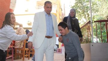 توقيع الكشف الطبي على الطلاب ذوي الهمم لإنهاء موقفهم من التجنيد بالجيزة