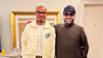 أخي الغالي أبو عبد الله.. تركي آل الشيخ يزور عمرو دياب في منزله أخي الغالي أبو عبد الله.. تركي آل الشيخ يزور عمرو دياب في منزله