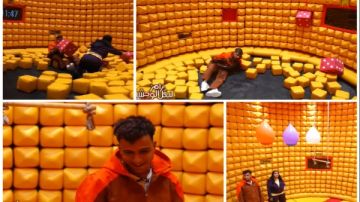 هيغمى عليا عصام صاصا يقع في فخ رامز ليفل الوحش ويتعرض لإصابة