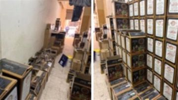 ضبط 2 مليون قطعة مستحضرات تجميل مجهولة المصدر بالفيوم