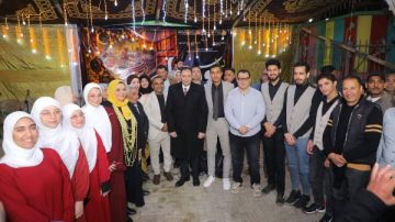 شاهد احتفالات ليالي رمضان الثقافية والفنية بدمياط