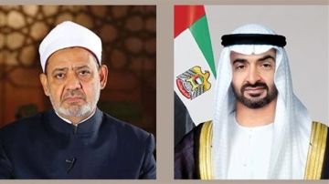 شيخ الأزهر يؤكد لرئيس الإمارات رفض الاعتداءات الإيرانية ويدعو لوقف التصعيد شيخ الأزهر يؤكد لرئيس الإمارات رفض الاعتداءات الإيرانية ويدعو لوقف التصعيد