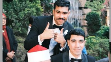 أحمد رمزى يحتفل بزفاف شقيقه الأكبر شاهد أحمد رمزى يحتفل بزفاف شقيقه الأكبر شاهد