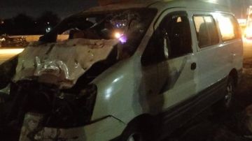 حادث مروع.. إصابة 11 عاملا في تصادم جرار طوب بميكروباص على طريق منوف السادات صور حادث مروع.. إصابة 11 عاملا في تصادم جرار طوب بميكروباص على طريق منوف السادات صور