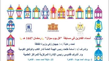  كل يوم سؤال من القاهرة للأقصر وجنوب سيناء