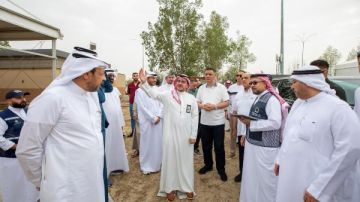 وفد التضامن يتفقد مواقع حجاج الجمعيات الأهلية في مشعري عرفة ومنى