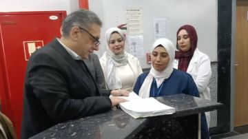 في أول أيام العيد.. وكيل صحة كفر الشيخ يتفقد مستشفى الصدر صور