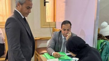 نقيب مهندسي القليوبية يتفقد عملية التصويت لانتخاب النقيب العام