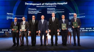 بمبادرة من شركة إيطالية.. وزيرا البترول والصحة يوقعان مذكرة تفاهم لتطوير مستشفى هليوبوليس الجديدة بمبادرة من شركة إيطالية.. وزيرا البترول والصحة يوقعان مذكرة تفاهم لتطوير مستشفى هليوبوليس الجديدة