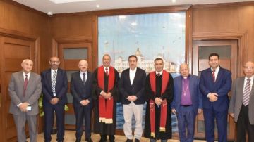 للتهنئة بعيد الفطر.. محافظ بورسعيد يستقبل وفدين للكنائس الأثقفية والانجيلية