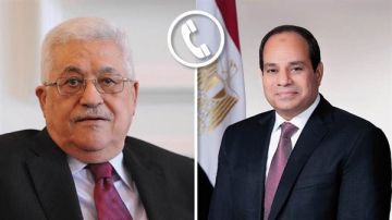 السيسي وأبو مازن يؤكدان ضرورة وقف التصعيد ورفض الاعتداءات الإيرانية على الدول العربية