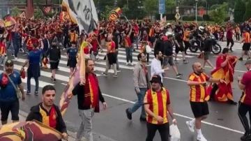 جماهير الترجي تتوجه نحو استاد القاهرة لحضور مباراة الأهلي