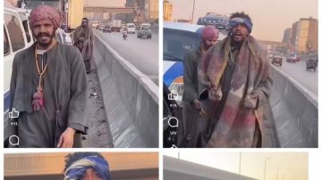 تفاصيل ضبط شخصين تظاهرا بالجنون لإجبار السائقين على دفع أموال بالقليوبية